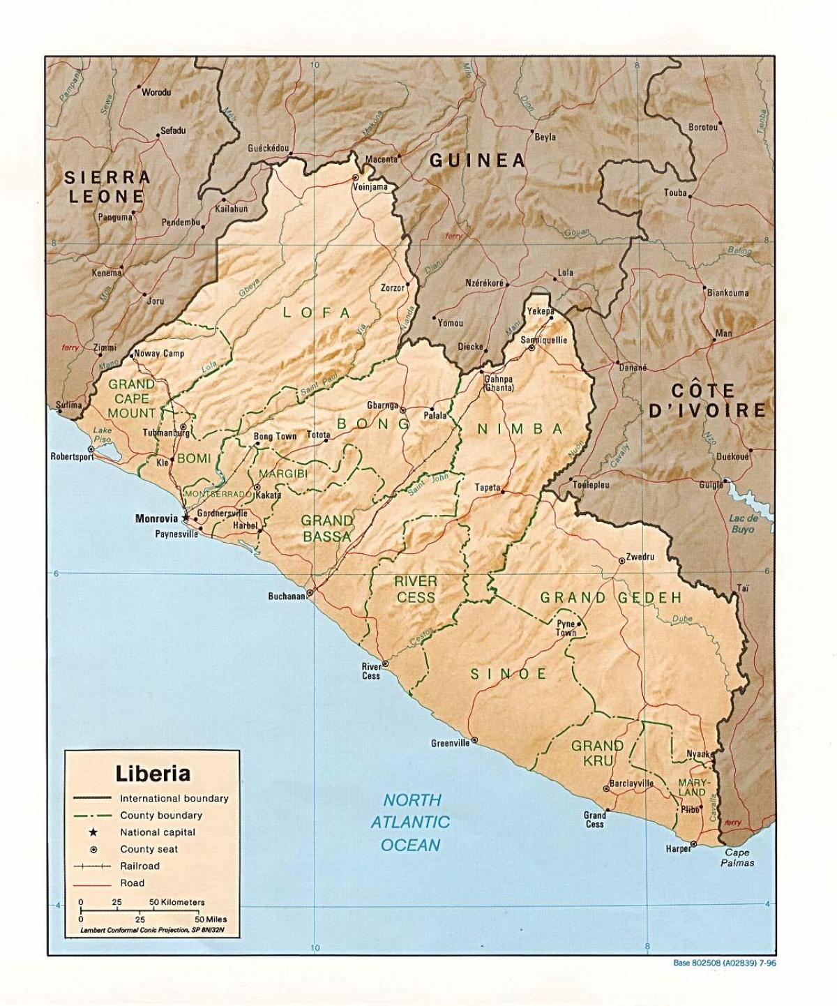 marraztu erliebe mapa Liberia